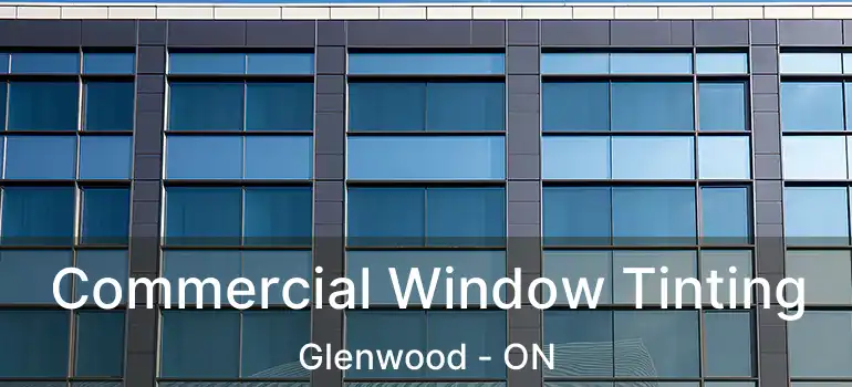  Commercial Window Tinting Glenwood - ON