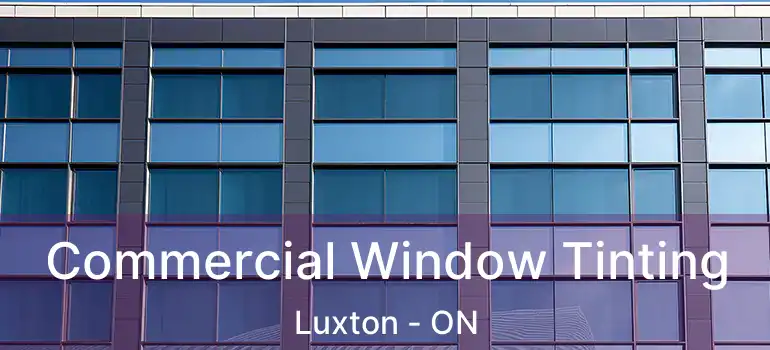  Commercial Window Tinting Luxton - ON