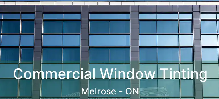  Commercial Window Tinting Melrose - ON