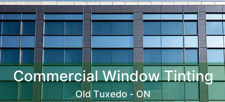  Commercial Window Tinting Old Tuxedo - ON