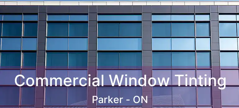  Commercial Window Tinting Parker - ON