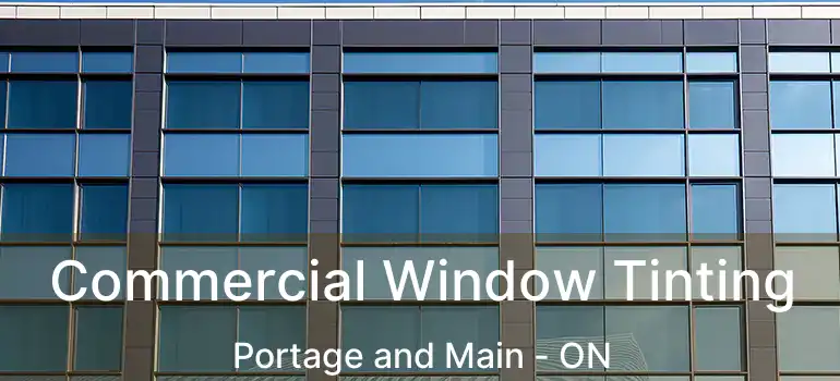  Commercial Window Tinting Portage and Main - ON