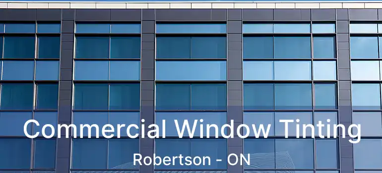  Commercial Window Tinting Robertson - ON