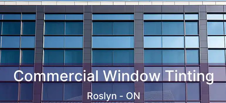  Commercial Window Tinting Roslyn - ON