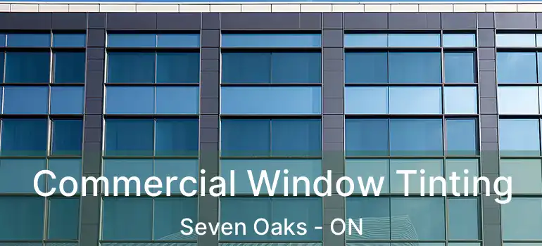  Commercial Window Tinting Seven Oaks - ON