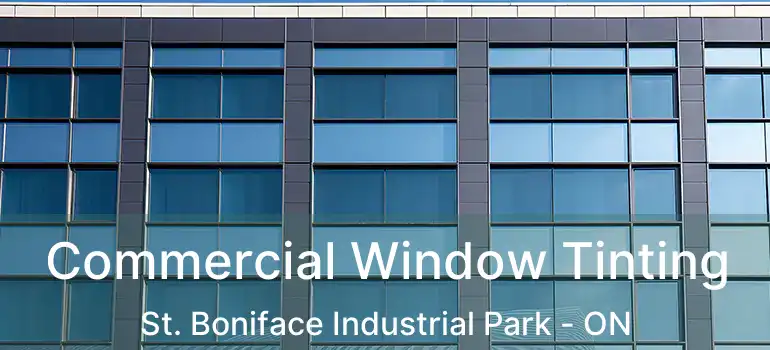  Commercial Window Tinting St. Boniface Industrial Park - ON