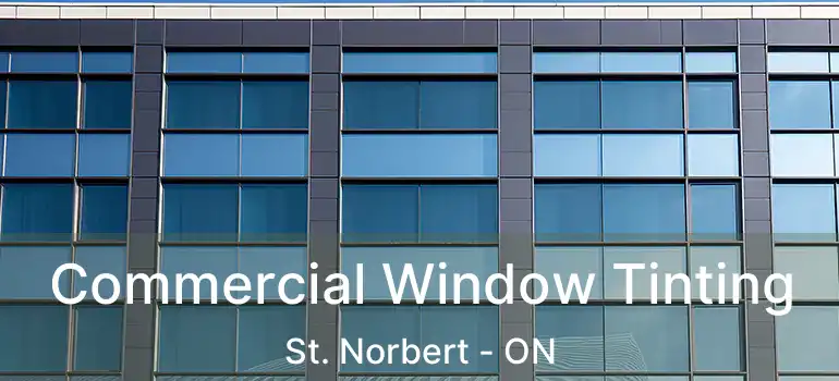  Commercial Window Tinting St. Norbert - ON