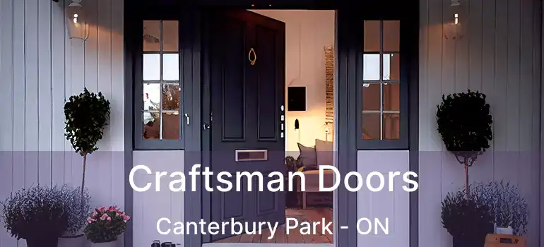  Craftsman Doors Canterbury Park - ON