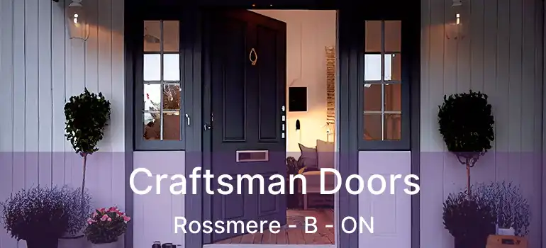  Craftsman Doors Rossmere - B - ON