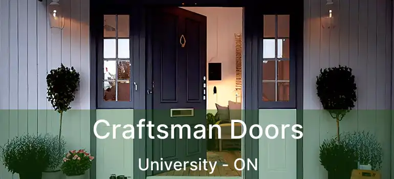  Craftsman Doors University - ON
