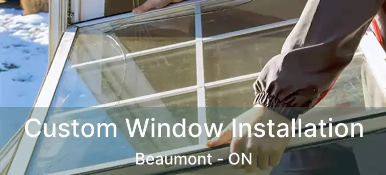  Custom Window Installation Beaumont - ON