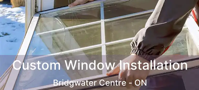 Custom Window Installation Bridgwater Centre - ON