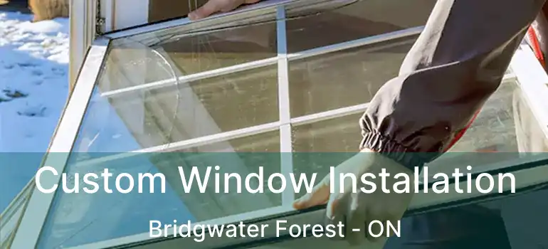  Custom Window Installation Bridgwater Forest - ON