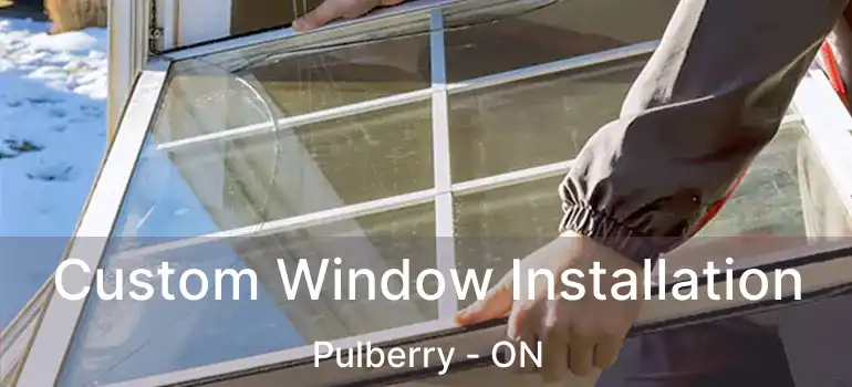  Custom Window Installation Pulberry - ON