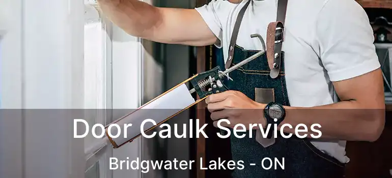  Door Caulk Services Bridgwater Lakes - ON