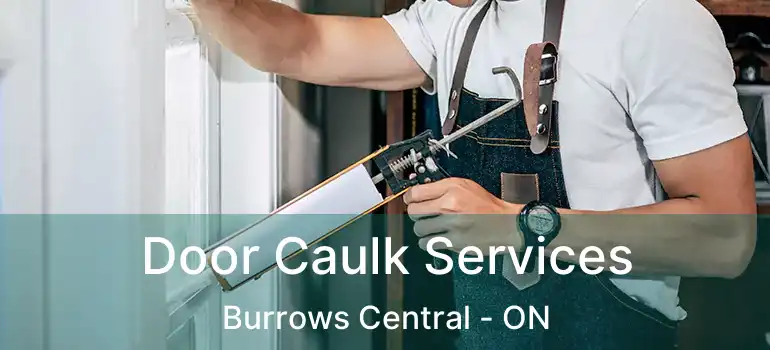  Door Caulk Services Burrows Central - ON