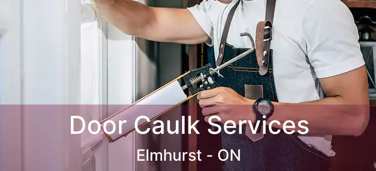  Door Caulk Services Elmhurst - ON