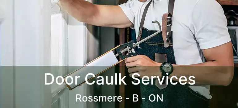 Door Caulk Services Rossmere - B - ON