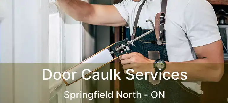  Door Caulk Services Springfield North - ON