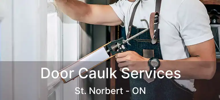  Door Caulk Services St. Norbert - ON