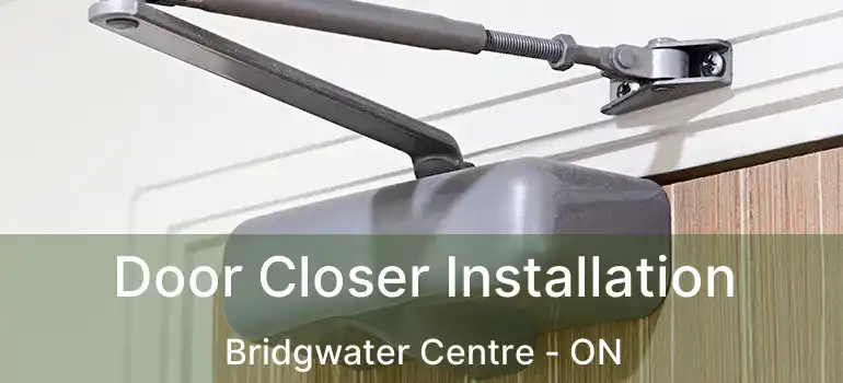  Door Closer Installation Bridgwater Centre - ON