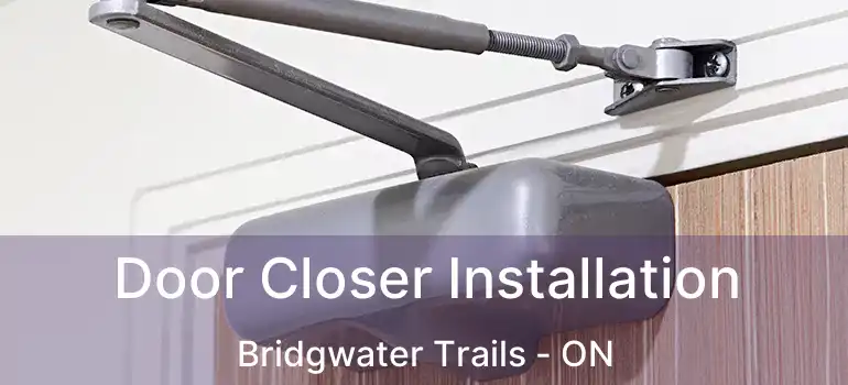  Door Closer Installation Bridgwater Trails - ON