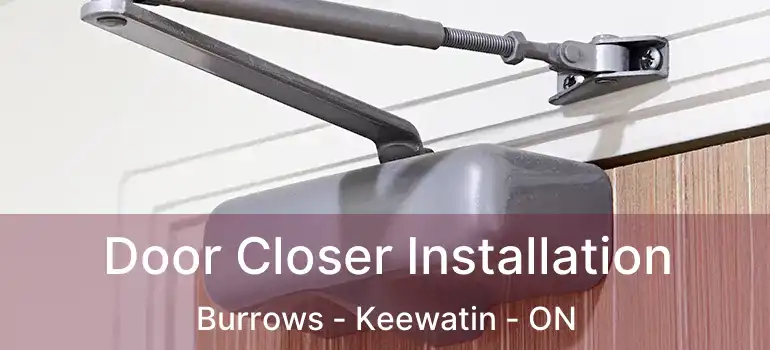  Door Closer Installation Burrows - Keewatin - ON