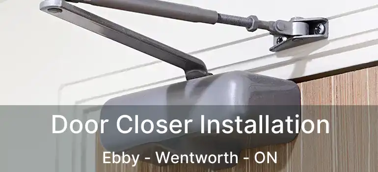  Door Closer Installation Ebby - Wentworth - ON