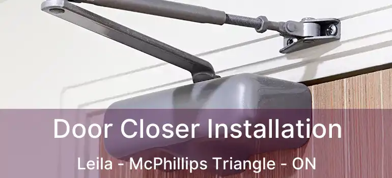  Door Closer Installation Leila - McPhillips Triangle - ON
