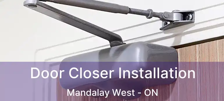  Door Closer Installation Mandalay West - ON