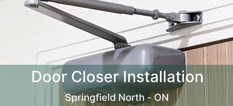  Door Closer Installation Springfield North - ON