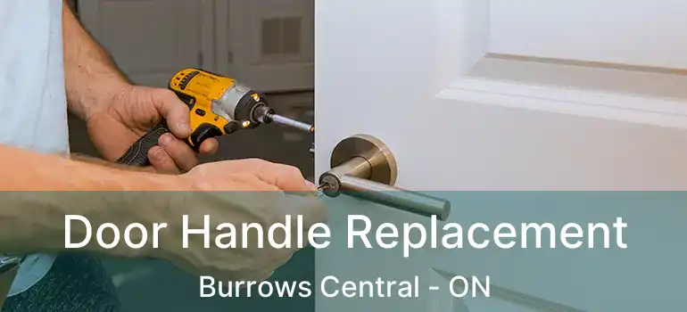 Door Handle Replacement Burrows Central - ON