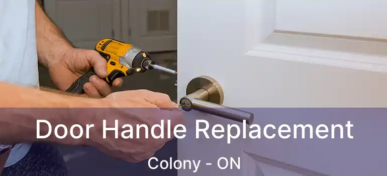  Door Handle Replacement Colony - ON