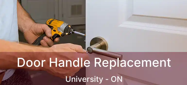  Door Handle Replacement University - ON