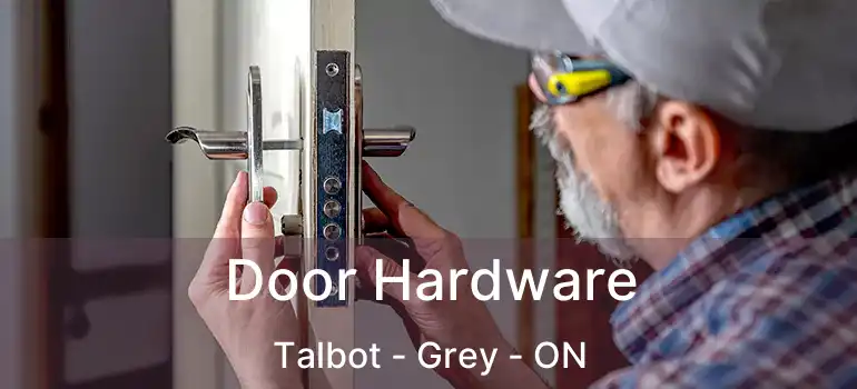  Door Hardware Talbot - Grey - ON