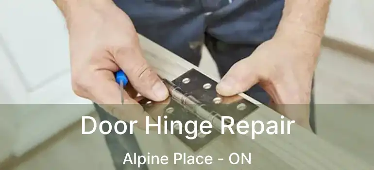  Door Hinge Repair Alpine Place - ON