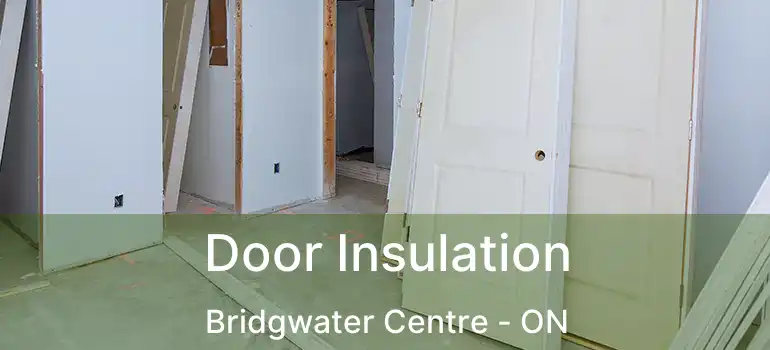  Door Insulation Bridgwater Centre - ON