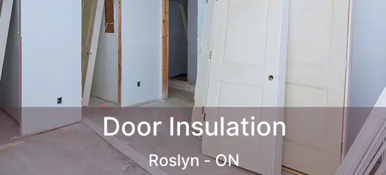  Door Insulation Roslyn - ON