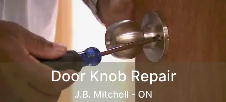  Door Knob Repair J.B. Mitchell - ON