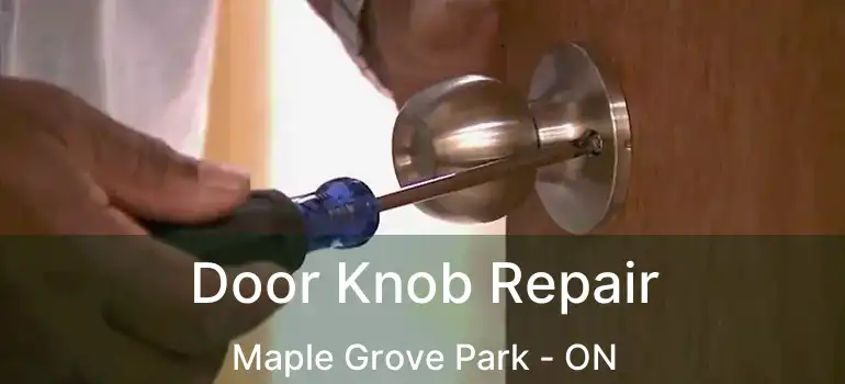  Door Knob Repair Maple Grove Park - ON