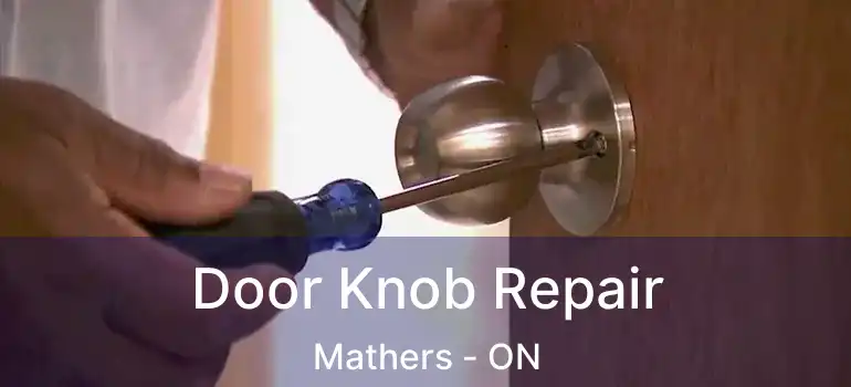 Door Knob Repair Mathers - ON