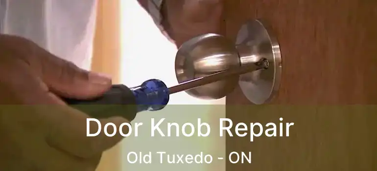  Door Knob Repair Old Tuxedo - ON