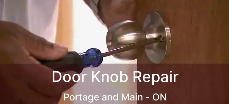  Door Knob Repair Portage and Main - ON
