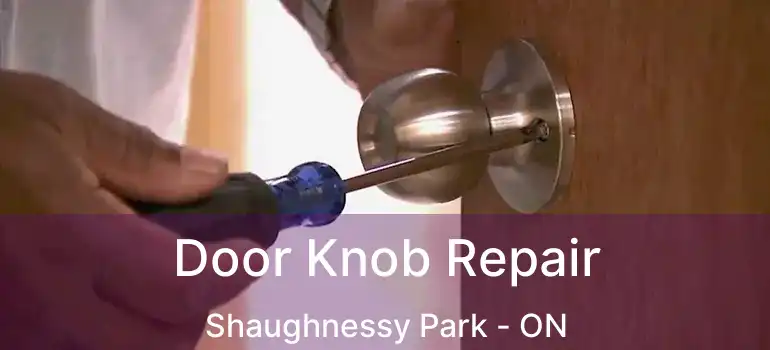  Door Knob Repair Shaughnessy Park - ON