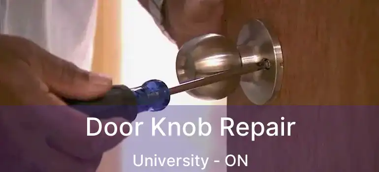  Door Knob Repair University - ON