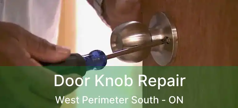  Door Knob Repair West Perimeter South - ON