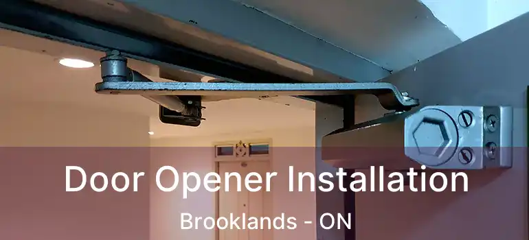  Door Opener Installation Brooklands - ON