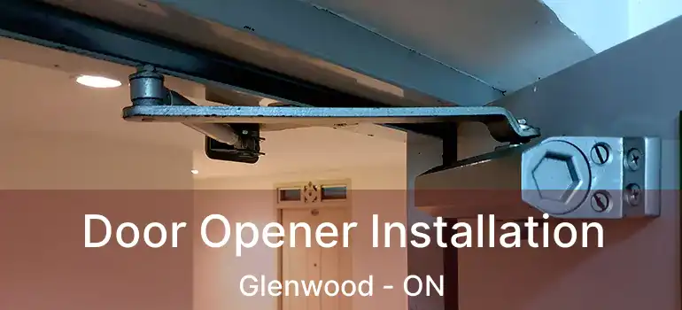 Door Opener Installation Glenwood - ON