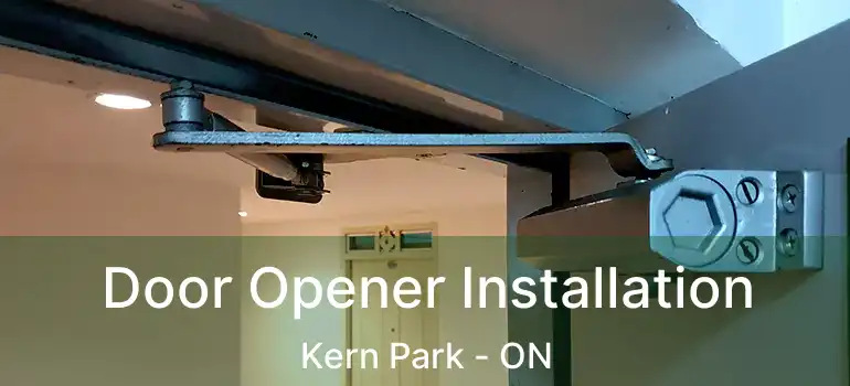  Door Opener Installation Kern Park - ON