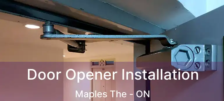  Door Opener Installation Maples The - ON